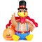 Costway 6 FT Thanksgiving Inflatable Turkey with Pumpkin Fall Harvest Decor W/Lights